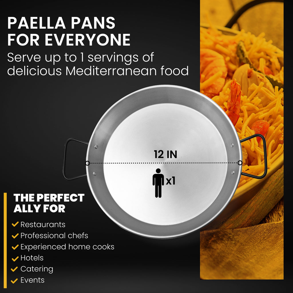 12 in Carbon Steel Pan | 30 cm | 1 Servings