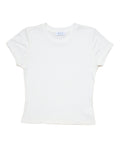 RLT COTTON CASHMERE CLASSIC TEE - WHITE