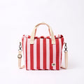 ROKA Hampstead Canvas Lunch Bag | Strawberry Stripe