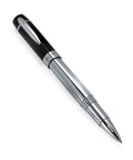 Lancaster Italia Brown and Chrome Rollerball Pen View 1