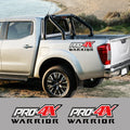 Pro-4X Rear Bed Side Decal for Nissan Navara Warrior / SL / ST | Vinyl Truck Graphic Sticker - 200000182:771#Pro 4X-  DRIVEN - 1