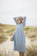 Linen Triangle Headscarf – Classic Linen