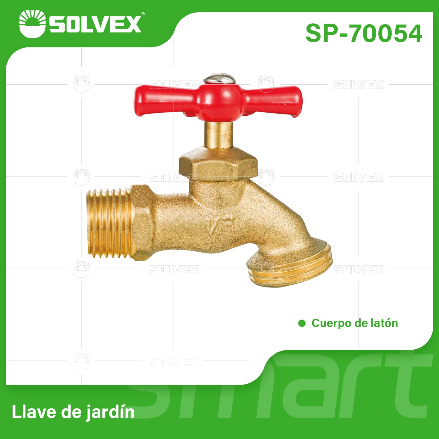 SP-70054-(Caja master 1 CTN=140 SKU)-(MOQ 14 SKU)-Llave de jardín
Cuerpo de latón