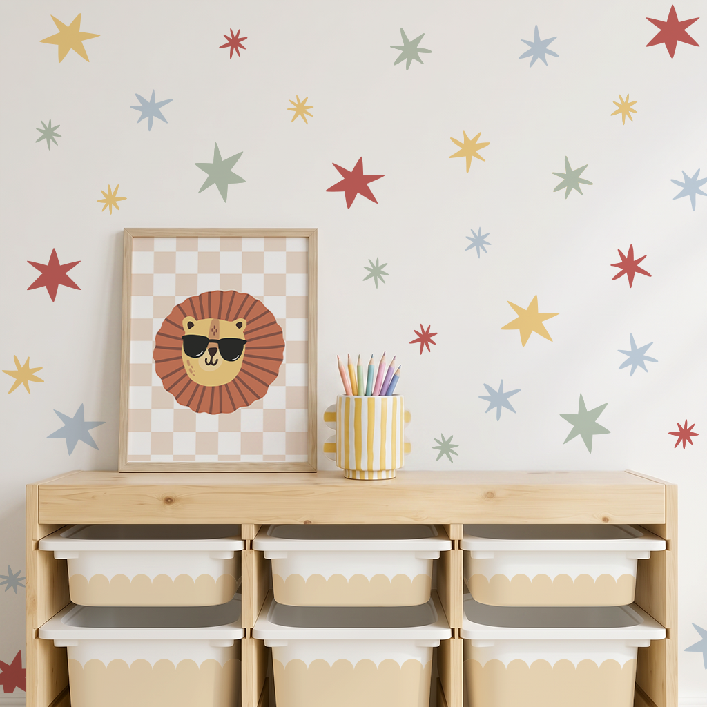 Wonky Star Wall Decals