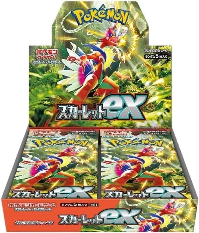 「日版原盒」Pokemon TCG: 朱&紫 擴充包 - 朱EX Scarlet & Violet Expansion Pack - Scarlet Ex SV1S - TOYZHOLIC