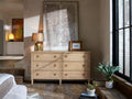 Modern Farmhouse Rustic Natural Oak Six Drawer Dresser — Miller's Home  Furnishings