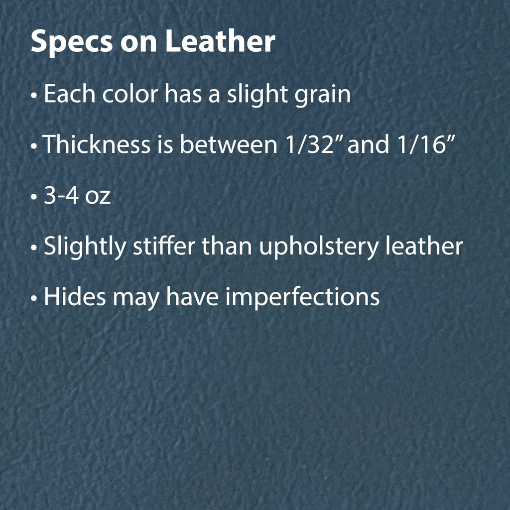 Premium Automotive Grade Leather Hides – Various Colors | Upholstery & Interior Projects