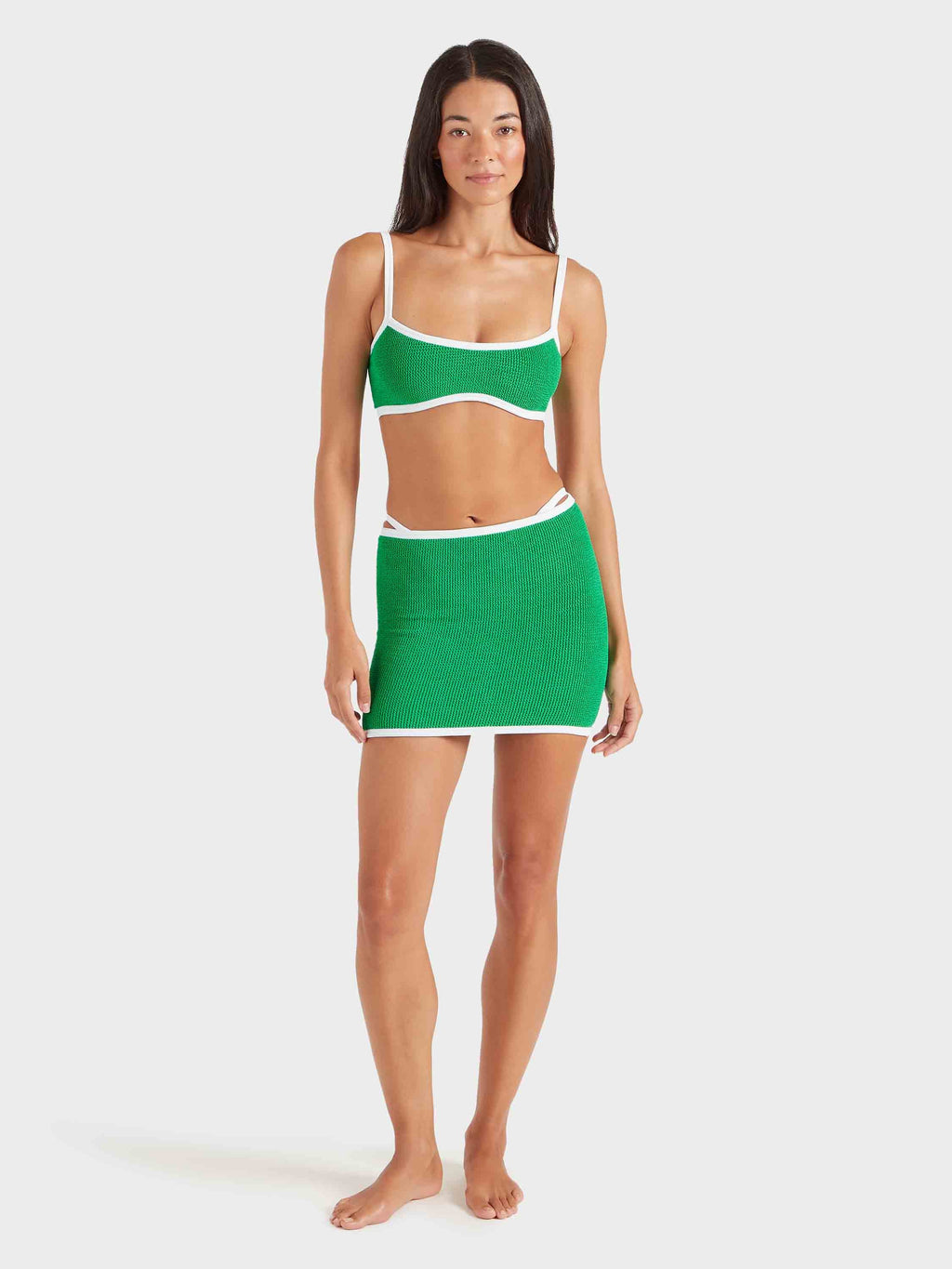 Tyler Bikini - Emerald/White