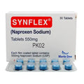 Synflax 550mg Tablets – Naproxen Pain Relief & Anti-Inflammatory Medicine