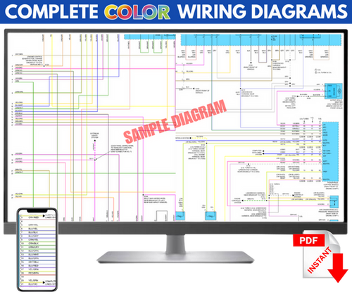 1996 Geo Prizm Complete Electrical schematic Color Wiring Diagram PDF manual