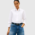 Tommy Hilfiger Oxford Aop Relaxed Shirt - White |ThirdBaseUrban