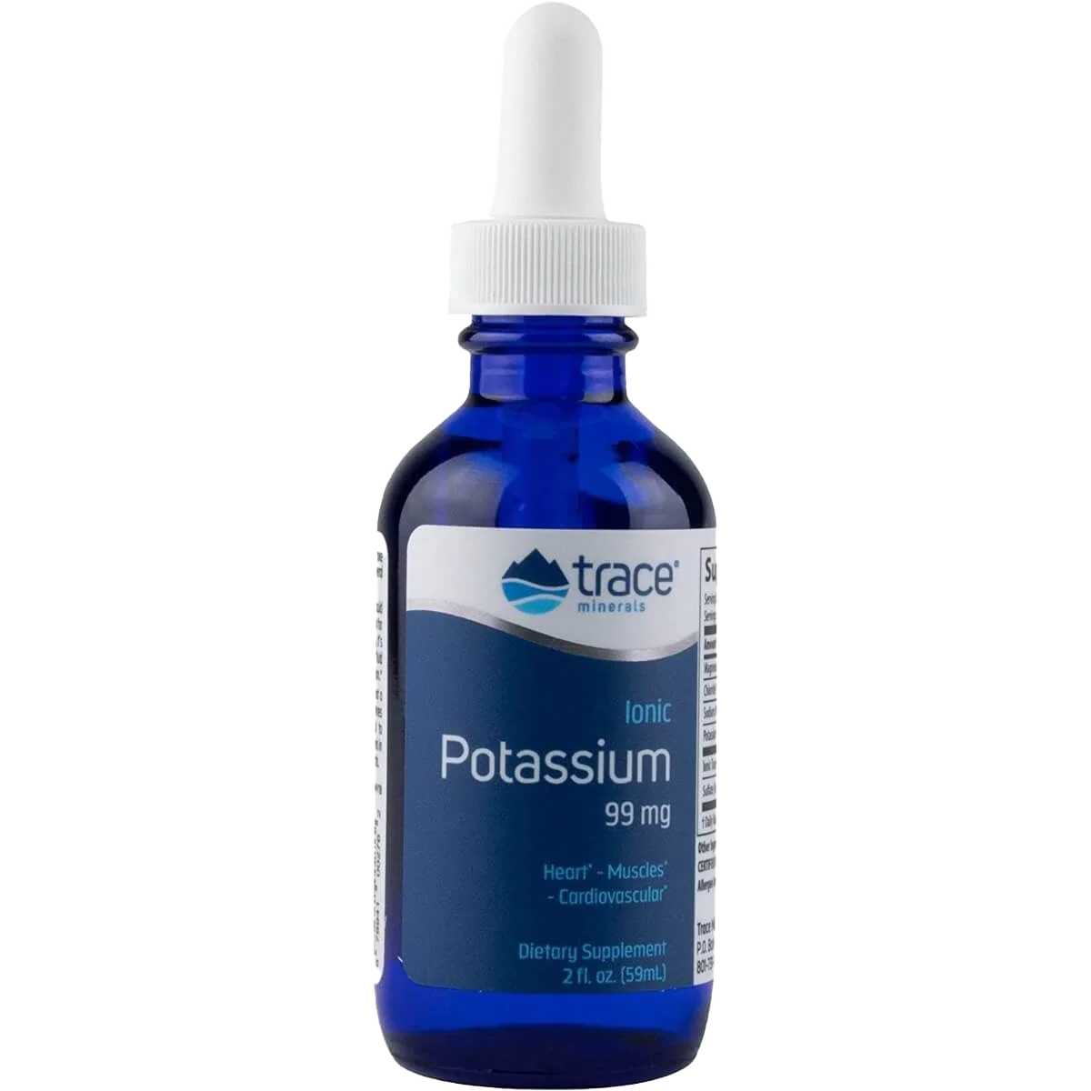 Trace Minerals Liquid Ionic Potassium 99mg 2 fl oz (59ml)