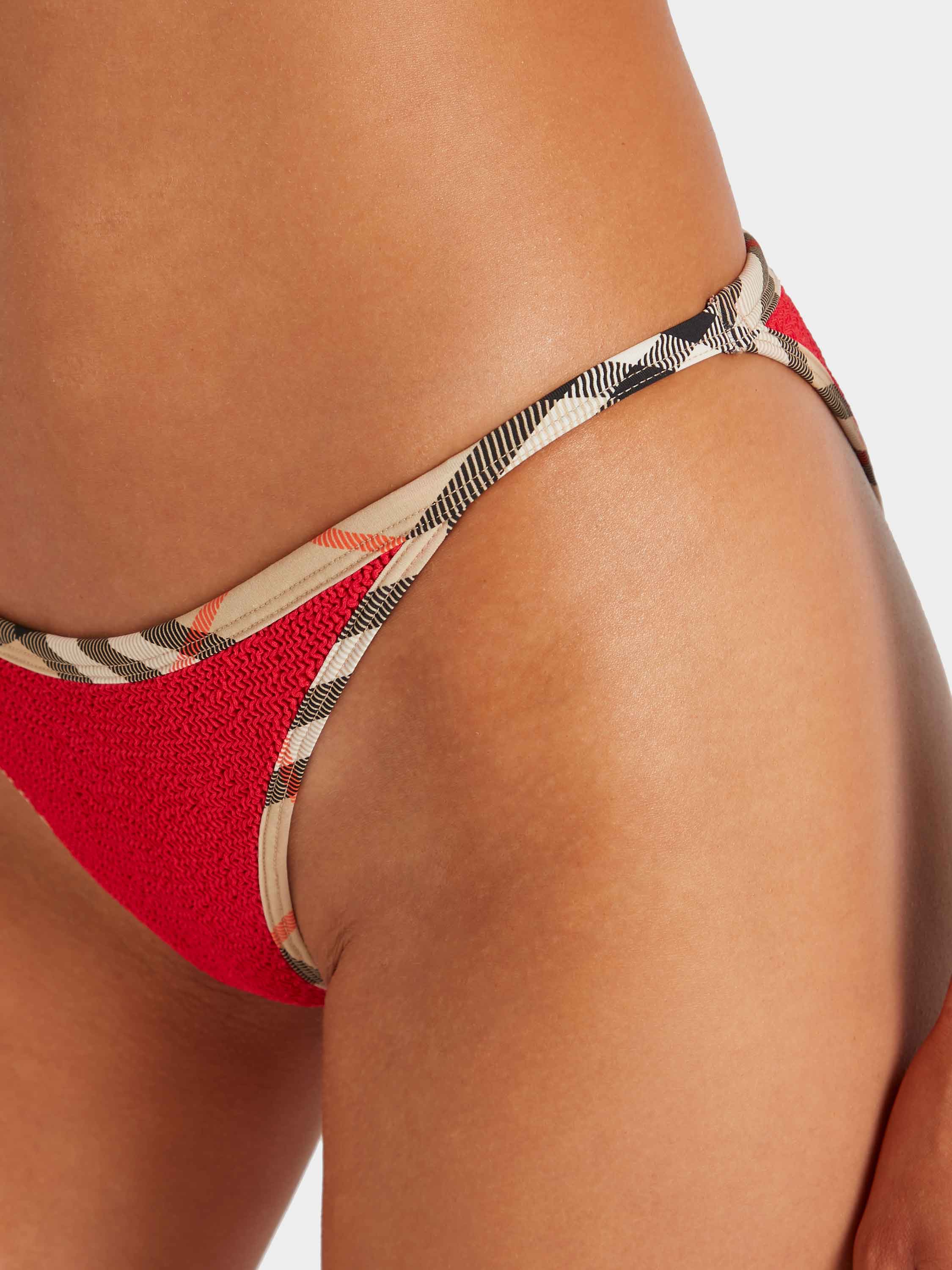 Burberry x Hunza G Tyler Bikini - Red/Check