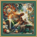 "Luminous Reverie" cross stitch pattern by AI Created Playground/Photoglory127