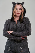 Vampire Kitty Hoodie GRY