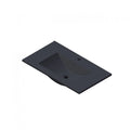 Wastafel Paris 80x46 cm met of zonder kraangat zwart/wit/mat wit