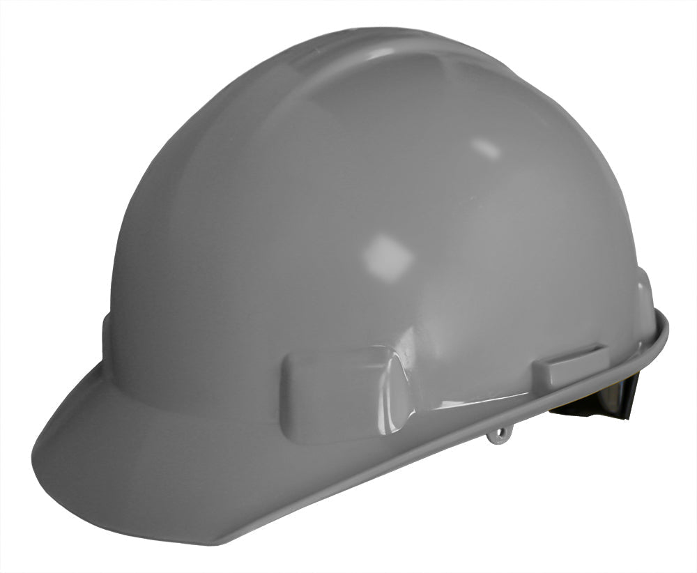 Casco de trabajo tipo cachucha dieléctrico con suspensión textil 6 puntos de matracta