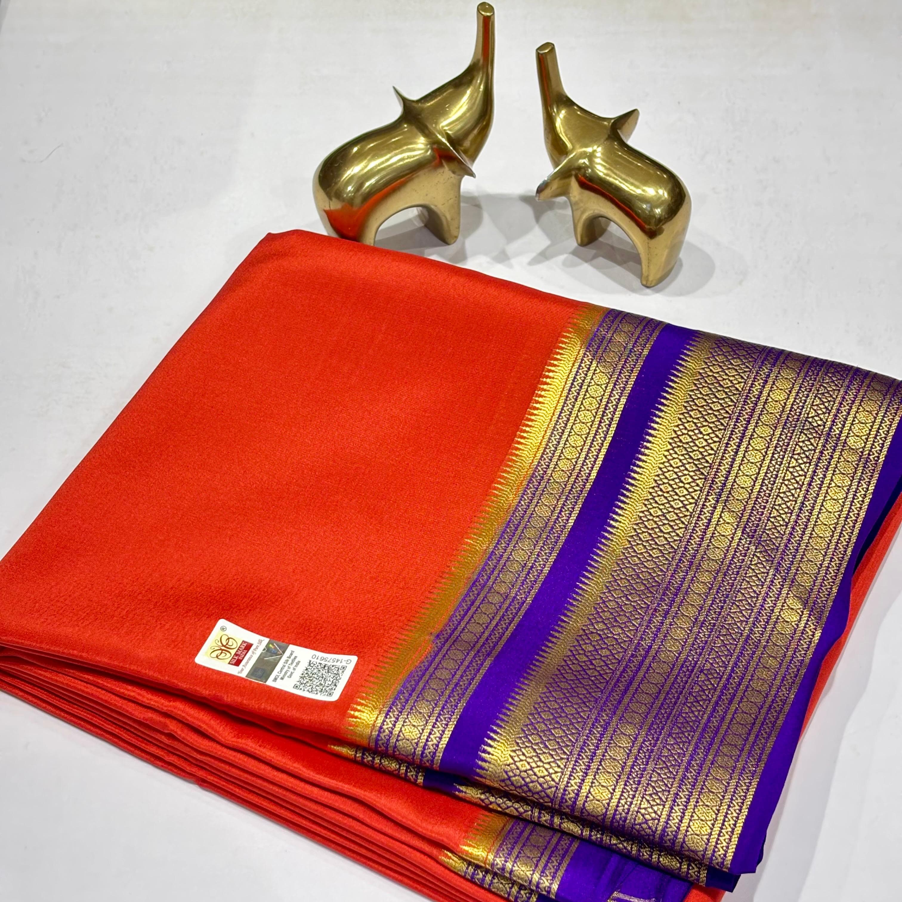 Pure Mysore Silk Saree