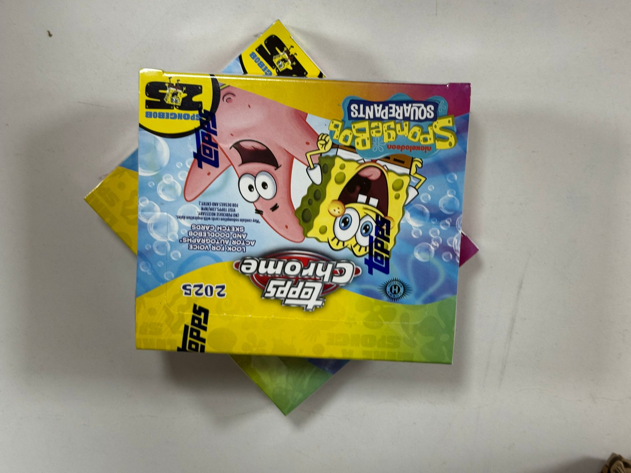 2025 Topps Chrome Spongebob Squarepants 25th Anniversary Hobby Box