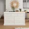 White Baby Changing Table Dresser with 7 Drawers Nursery Storage Cabinet for Infant Essentials Chest - On Sale - Bed Bath & Beyond