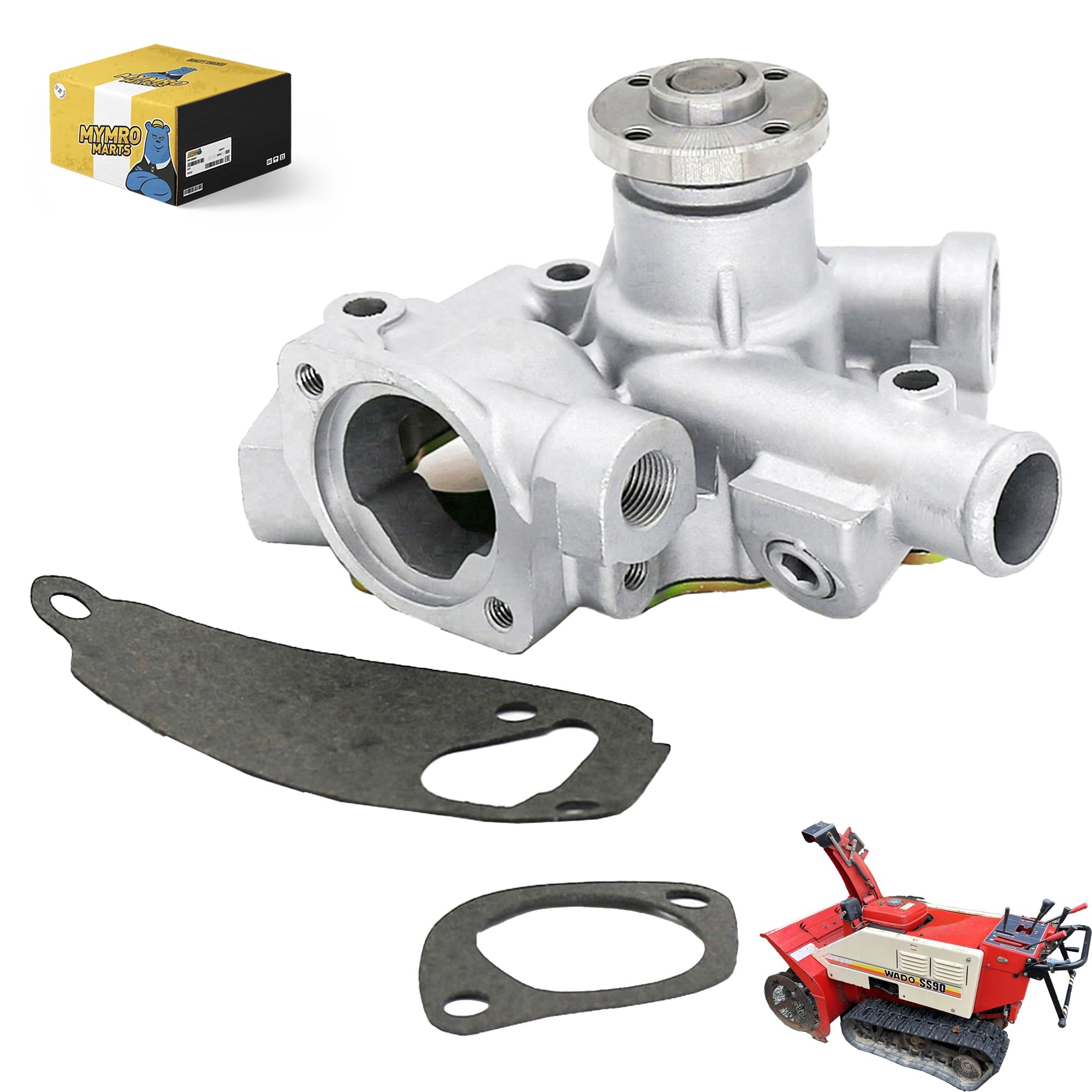 Water Pump for Wado YSR1530 YSR1830 YSR2230 Sonw Removers #1406-6231, MIA880091, GM47326, 13-1087, 119717-42002 - Engine Parts > Cooling System > Engine Water Pump from MyMROmarts