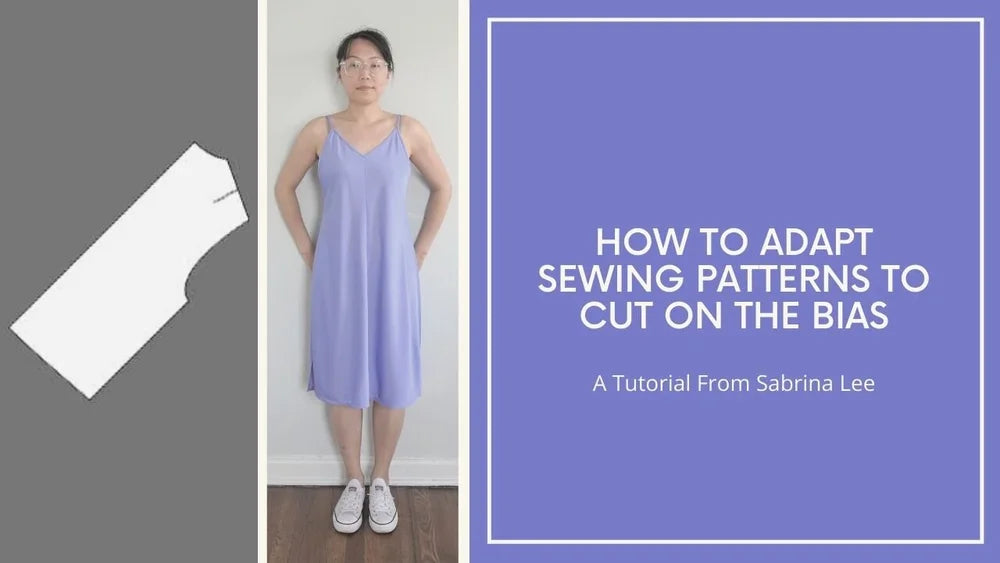 How to Cut Fabric On the Bias — Sabrina Lee