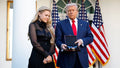 I know you're celebrating in heaven': Erika Kirk accepts Medal of Freedom  for husband