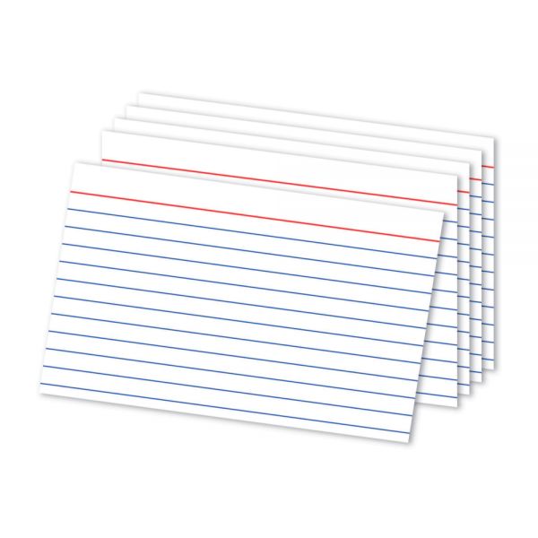 Ruled Index Card, 4"x 6", Pack Of 500