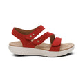AETREX SANDAL 6 - 6.5 US ( 36 EU ) / Red SAVANNAH PLATFORM SAVANNAH PLATFORM / Red
