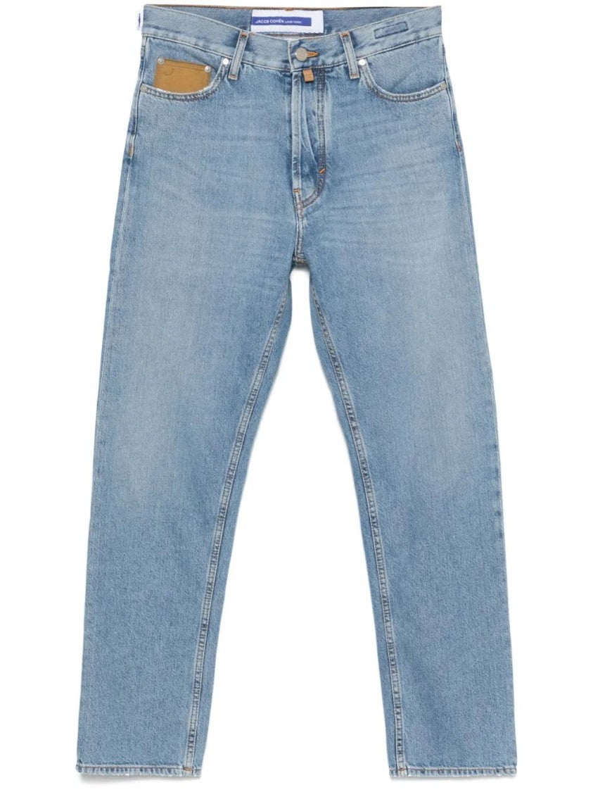 Jacob Cohen 5-Pocket Straight Fit `Sean` Jeans