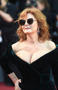 Susan Sarandon shows off cleavage on Cannes red carpet 2017