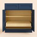 Home Decorators Collection Newport Mythic Blue Kitchen Cabinet