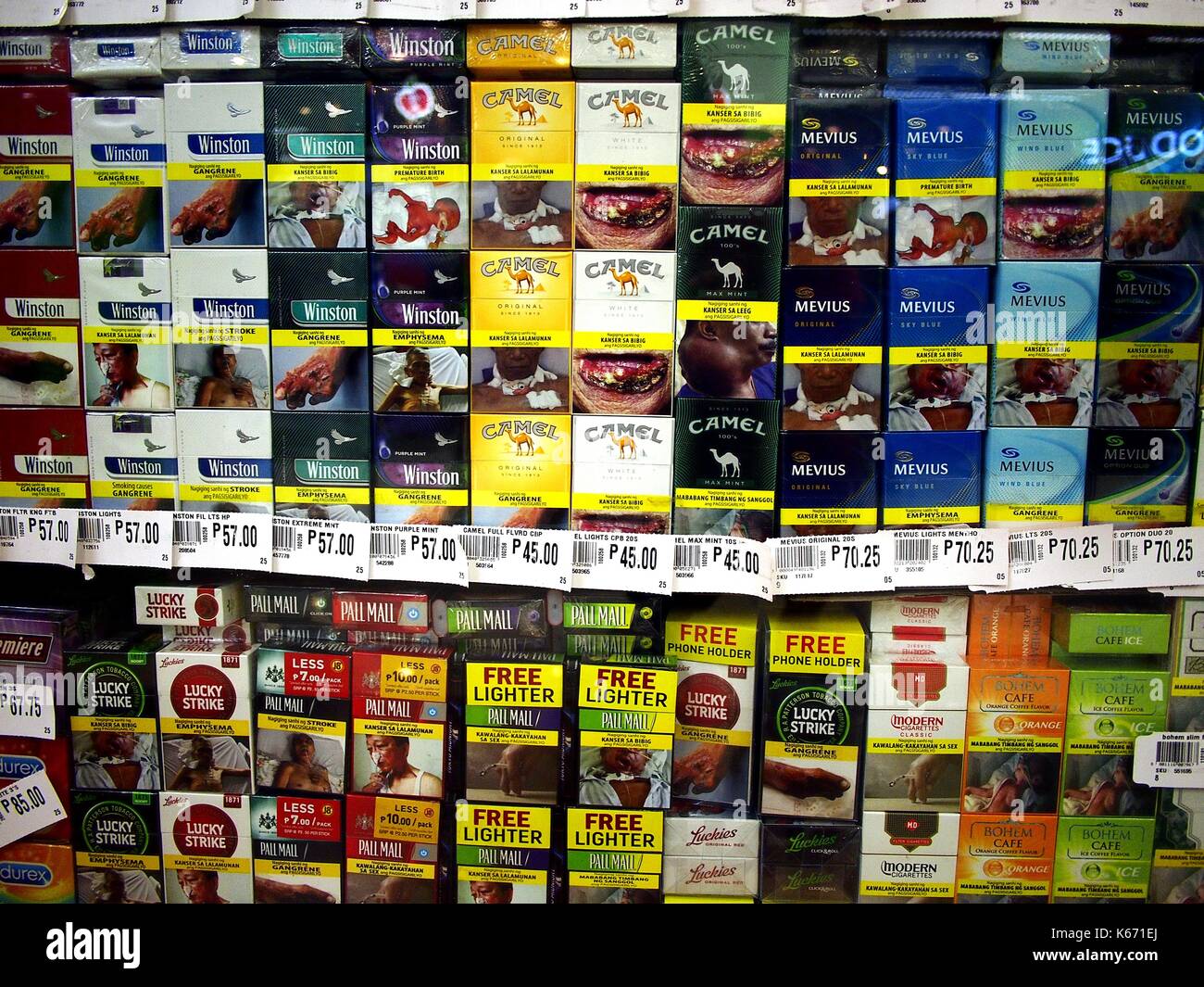 Philippines cigarette smoking hi-res stock photography and images