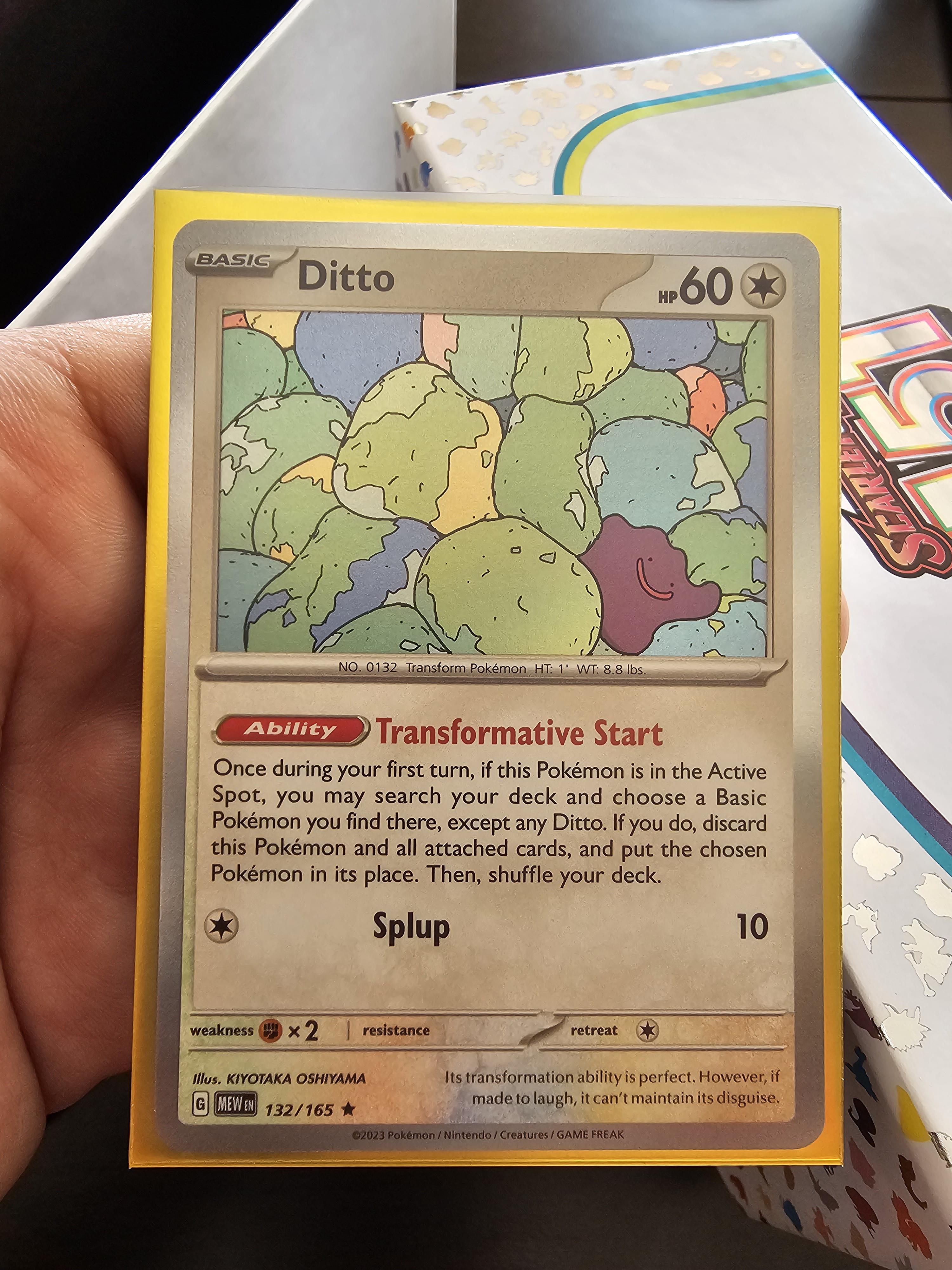 This might be my favorite Ditto card of all time : r/PokemonTCG