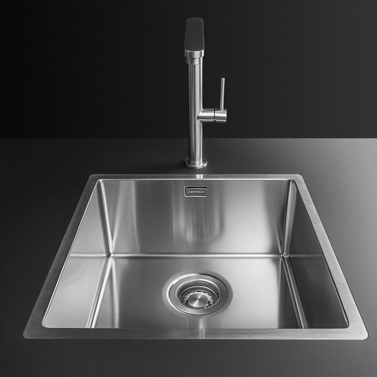Artinox Radius Marina 40, outdoor kitchen sink - Olif