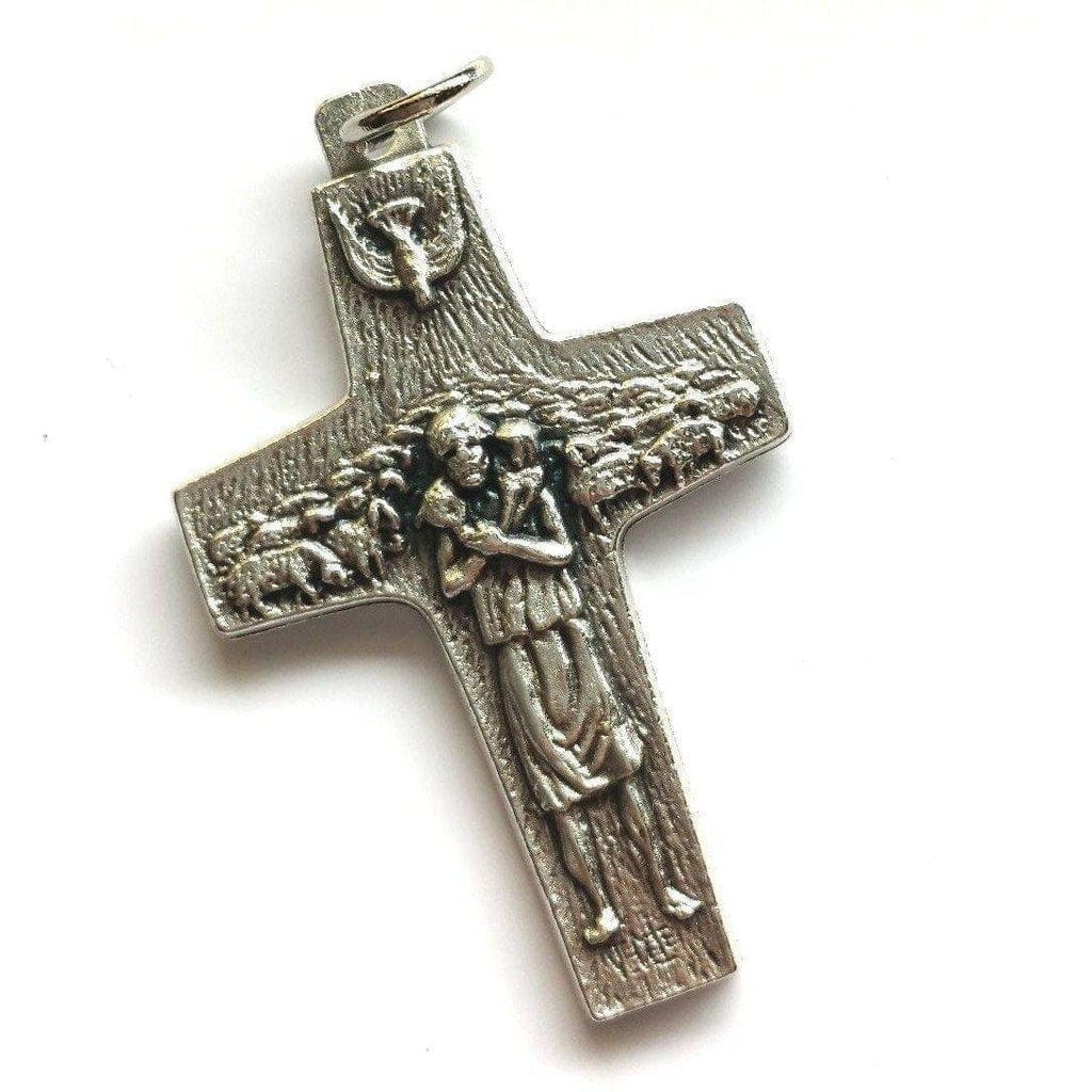 Authentic 1 1/2" Vedele Pope Francis Pectoral Cross - Crucifix - Blessed By Pope | Catholically