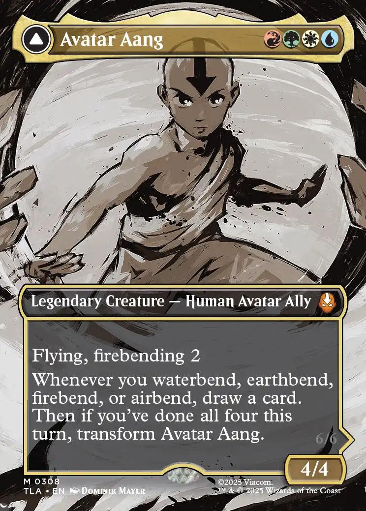 Avatar Aang (#308) (borderless)