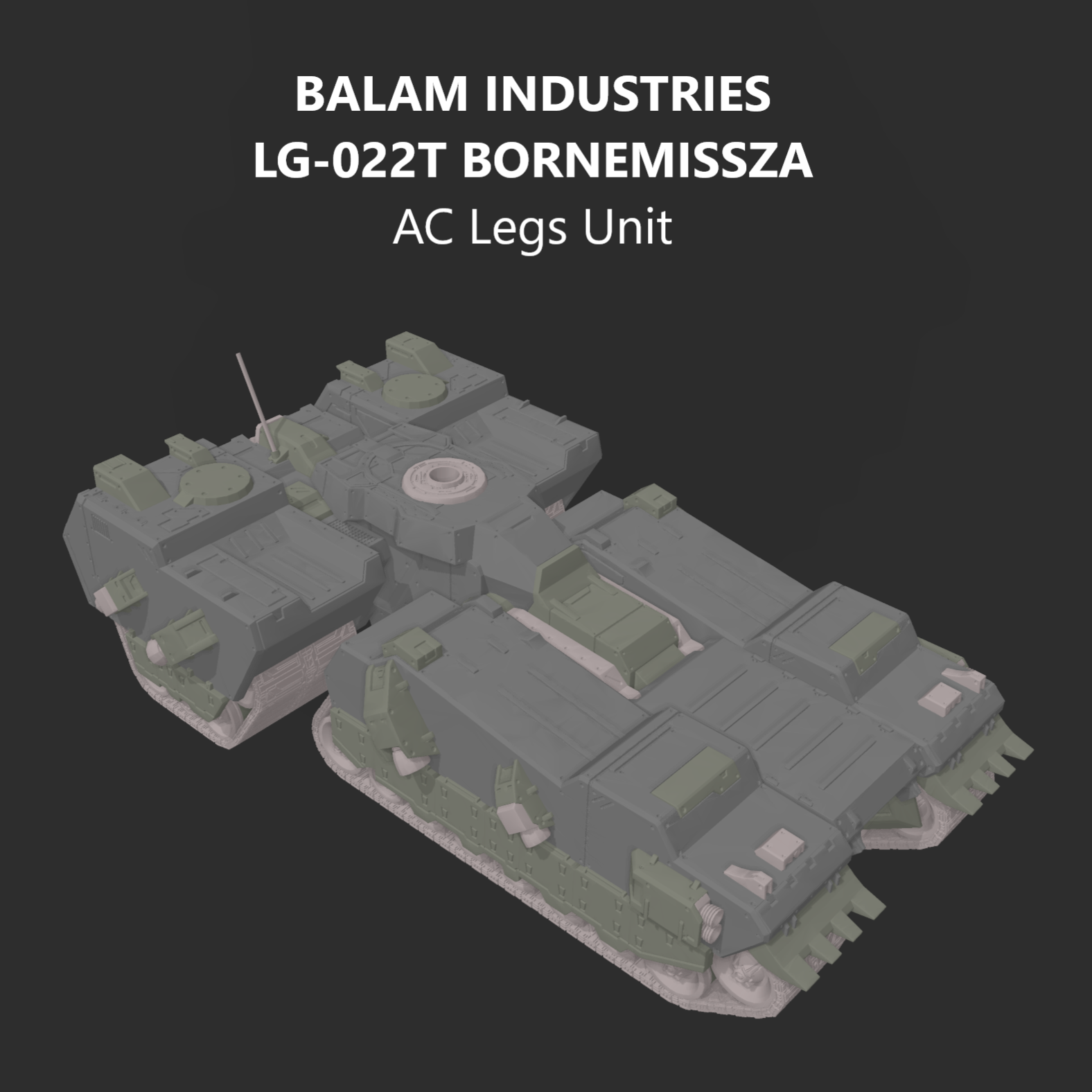 BALAM LG-022T BORNEMISSZA AC Legs Unit Part (30 Minutes Missions)