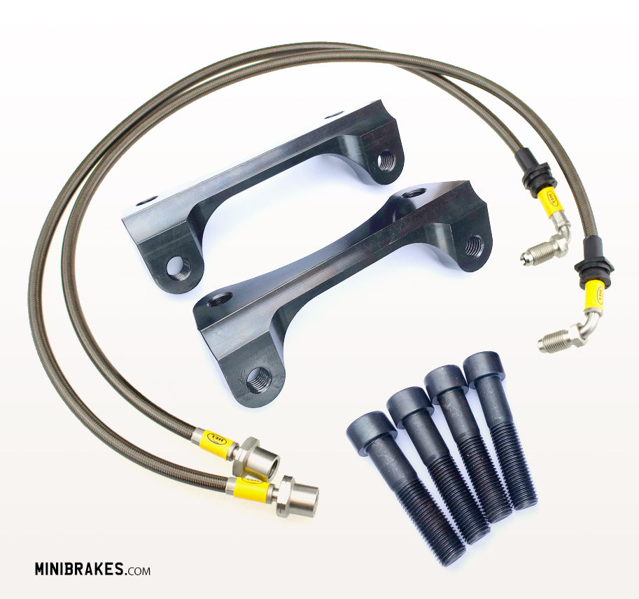 Mini R53 / R56 Caliper Adapter Brackets for Porsche Brembo Calipers