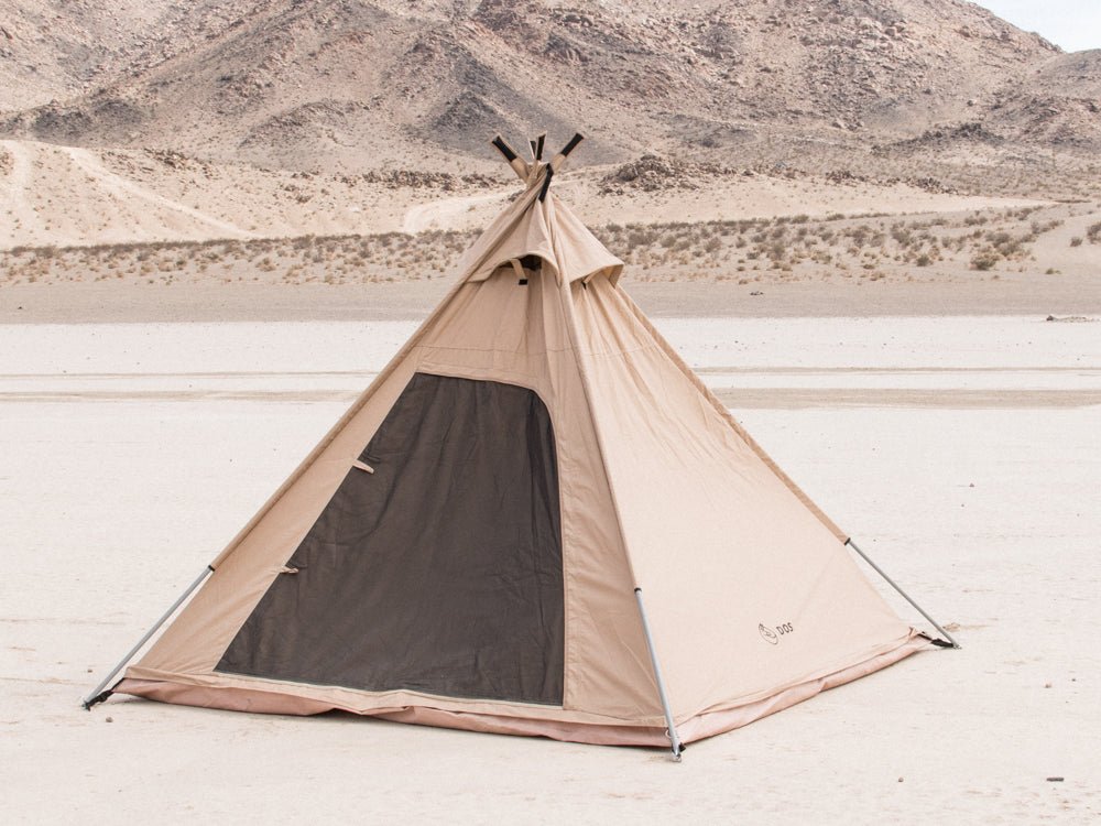 Burro Ridge Cotton Canvas Tipi Tent V2 - Desert Overland Supply
