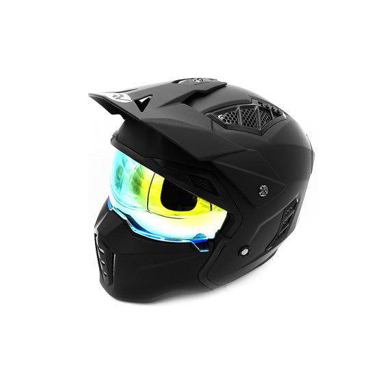 Casque Street FRV Noir Mat (taille S à XL) Homologué