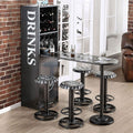 Galvan Wine Cabinet w/ Foldable Table