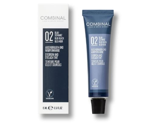 Combinal øjenvippefarve (15ml) - blå/sort