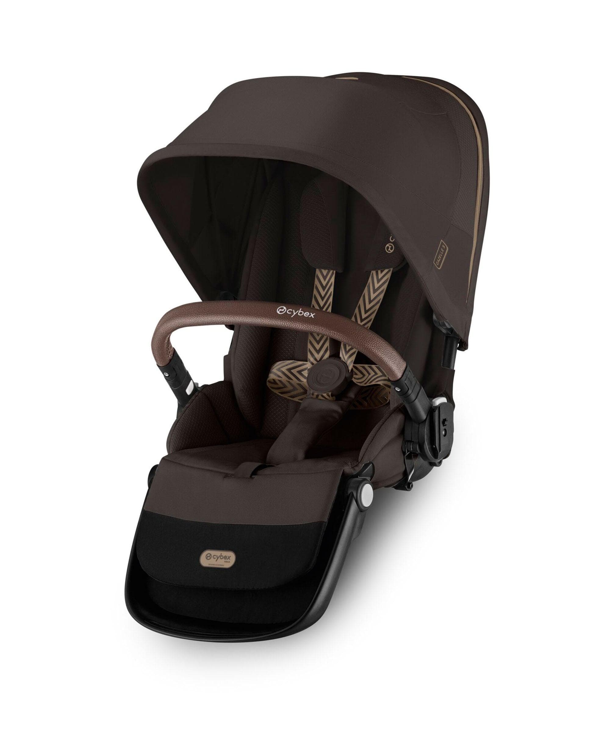 Cybex Seat Fabric Cybex Gazelle S Second Seat Unit – Chocolate Brown