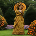 Long Puff Sleeve Victorian Bustle Satin Ball Gown Prom Dress with Zipper Back from Dhgate Prom Dresses