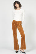 Dear John Rosa Mid-Rise Flare Corduroy Pant Cashew
