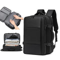 Resilvery Travel Men 17 Inch Laptop Backpack Vacuum Compression Backpack *  Capacity School Backpack Expand Outdoor Backpack