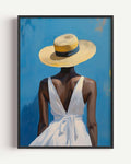 Zomerse Elegantie Poster-WallArtistic