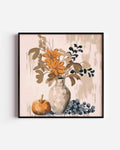 Bloemen en fruit Poster