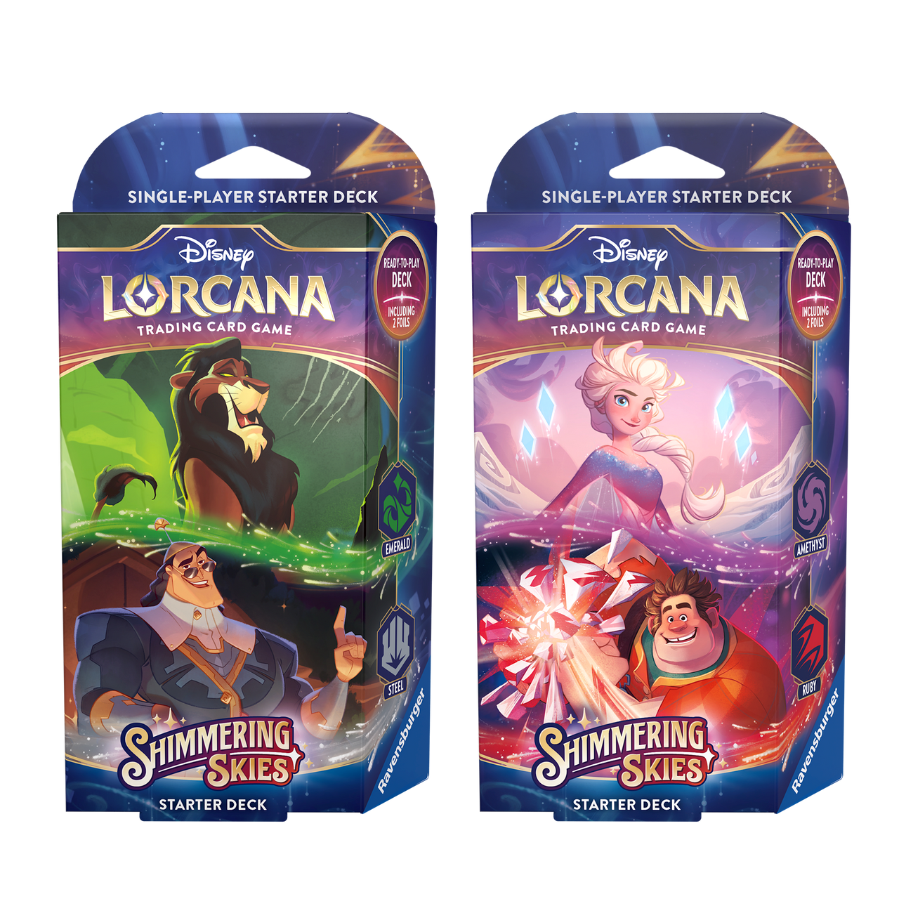 Disney Lorcana: Shimmering Skies Starter Deck [Set of 2]